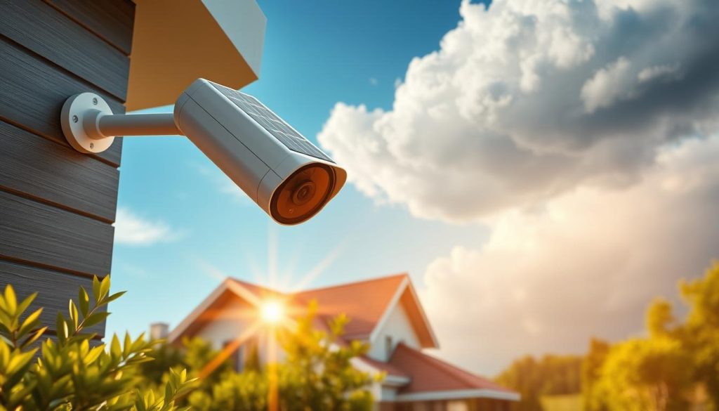 solar security camera weather performance