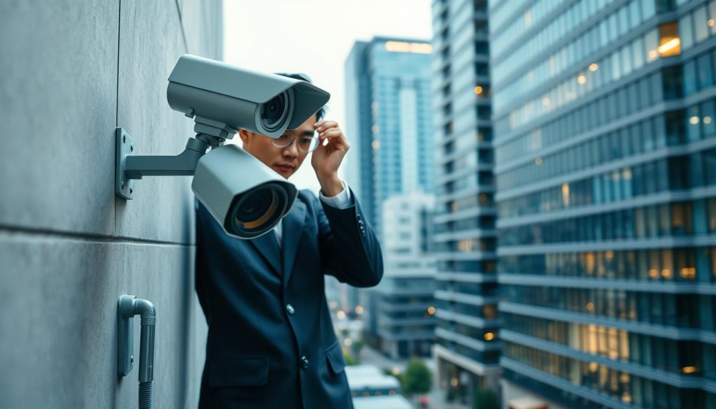 vandal proof surveillance camera installation