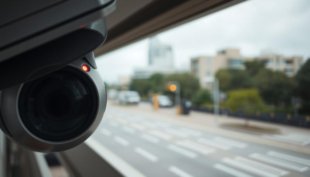 CCTV camera red light indicator