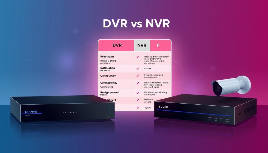 DVR and NVR security systems comparison