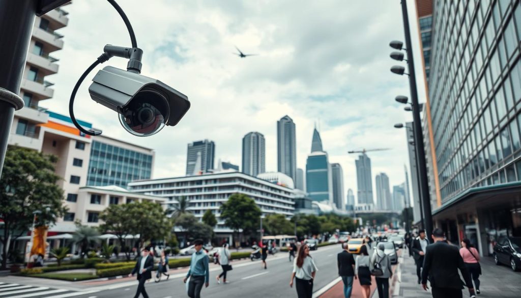 cctv footage security landscape