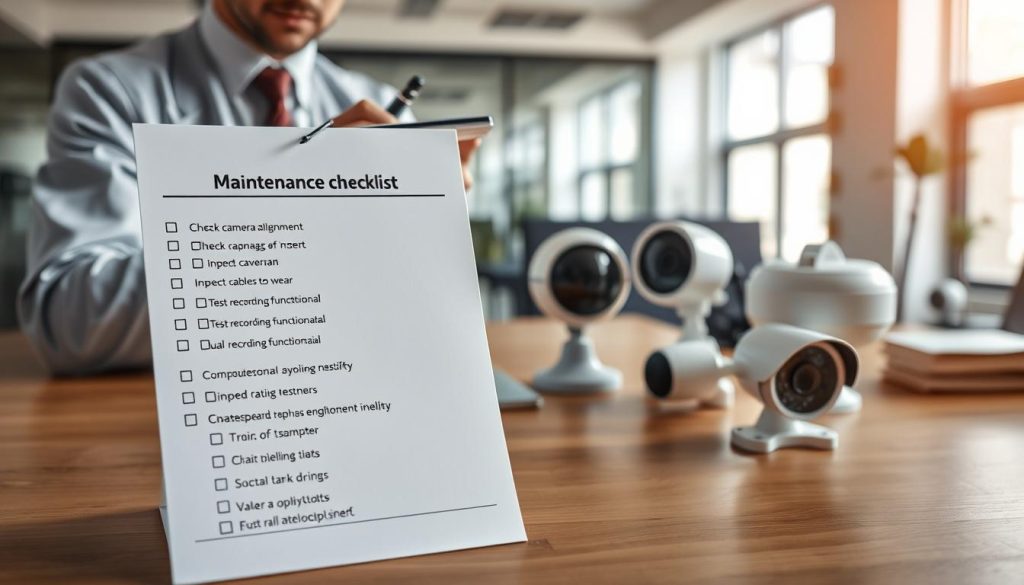cctv maintenance checklist