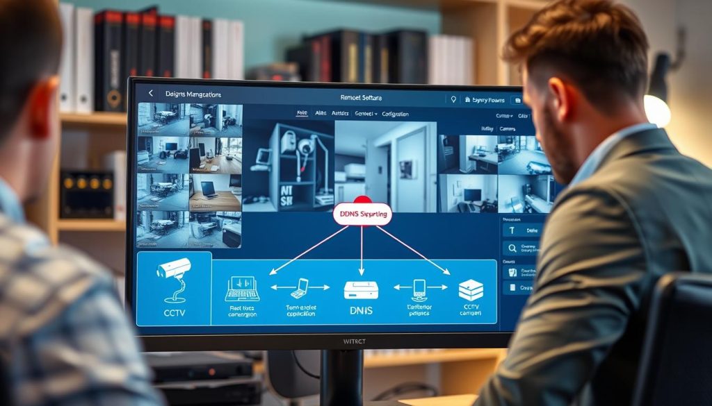 dedicated CCTV management software and DDNS setup