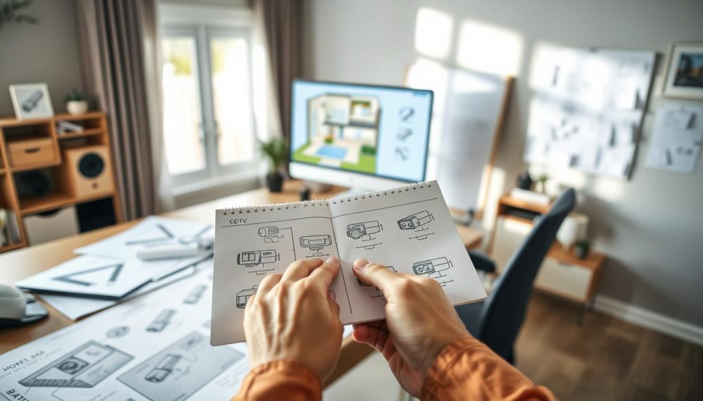 home security camera installation planning