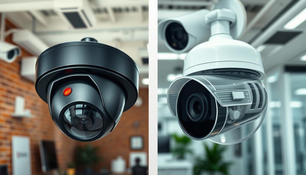 identifying real cctv cameras vs dummy units