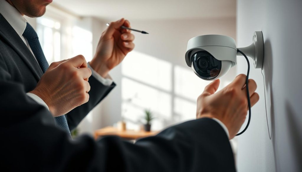 maintaining security cameras
