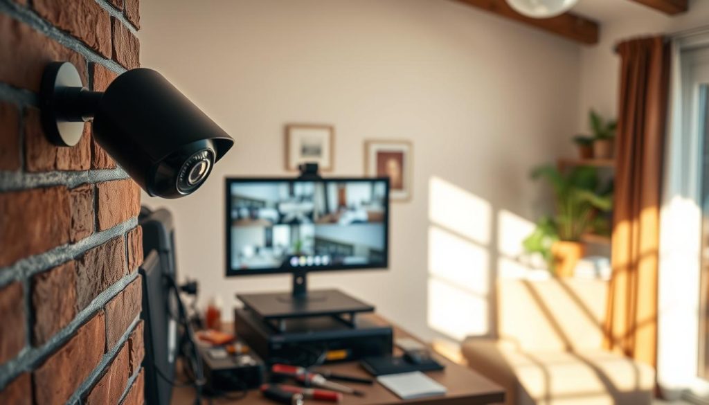 offline security camera setup