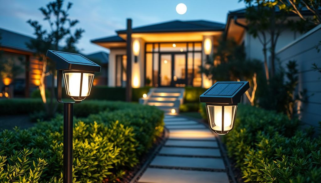 outdoor security lighting system