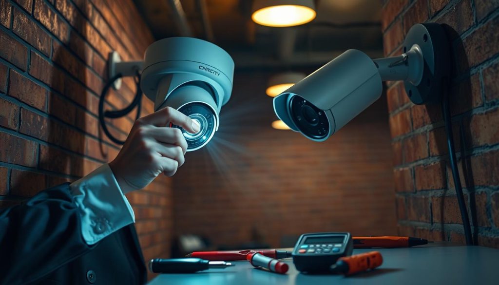 physical hardware inspection cctv