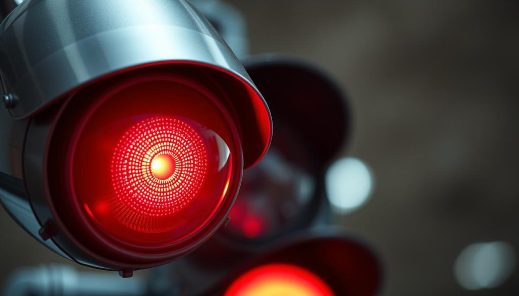 red light camera recording indicator