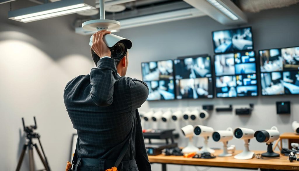security camera system installation
