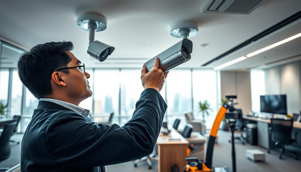 Professional security camera installation Singapore
