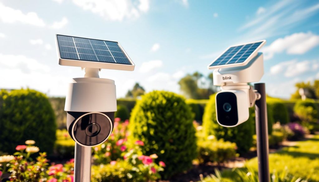 Ring and Blink user-friendly solar security cameras