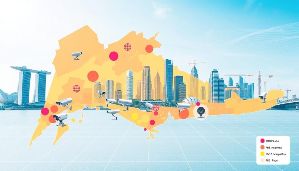 Singapore cellular coverage map for security cameras