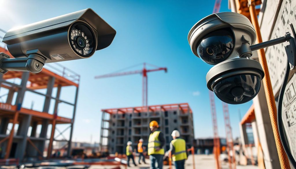 construction site security camera system