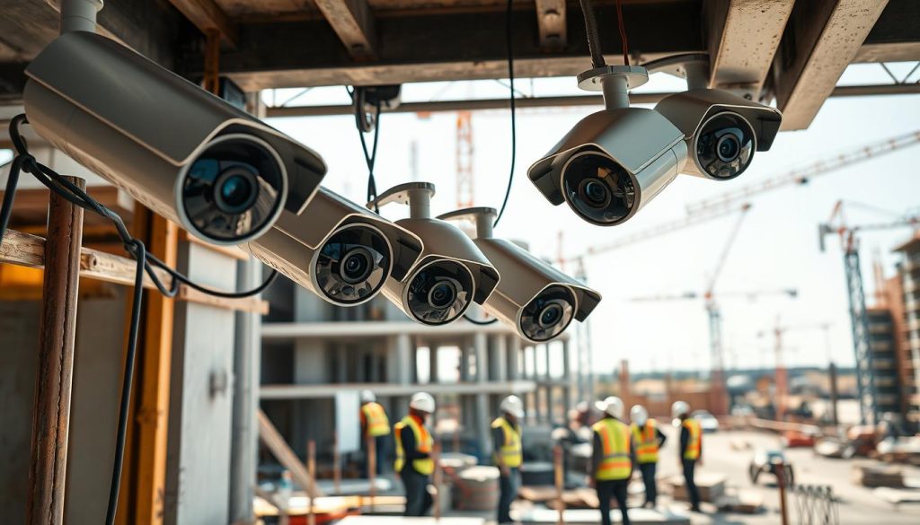construction site security camera system
