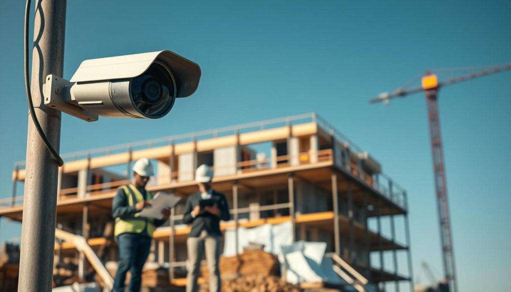 construction site security camera system