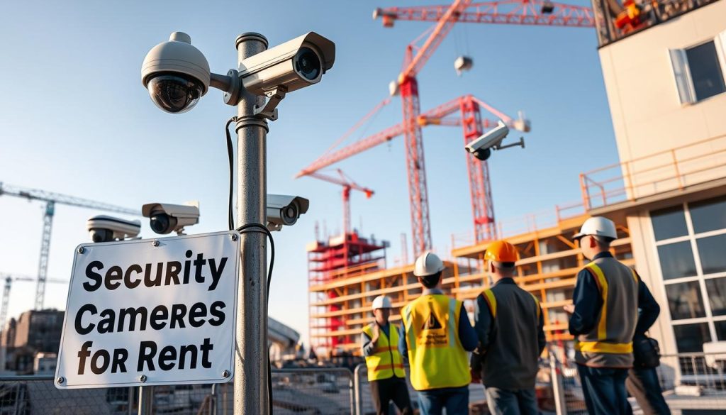 construction site security cameras rentals