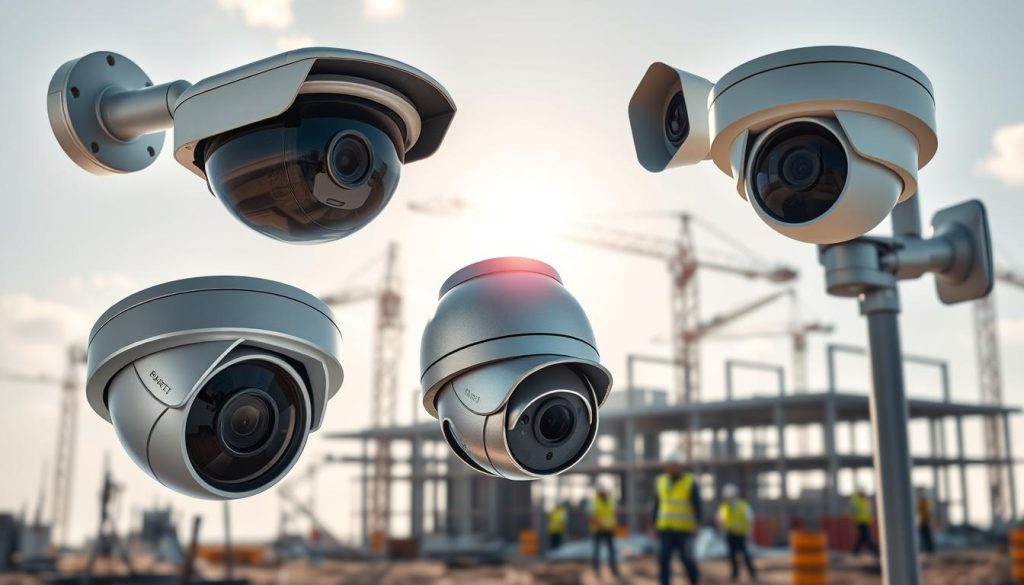 fixed construction security camera types