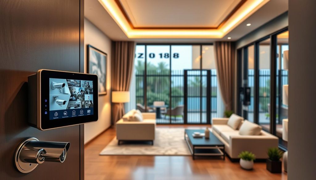 modern condo security setup