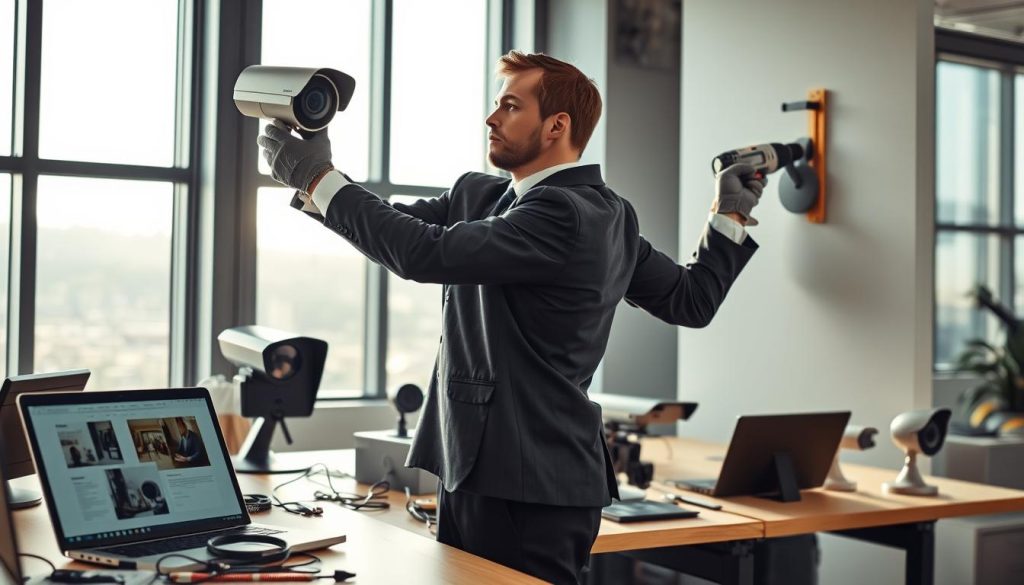 professional cctv installation process