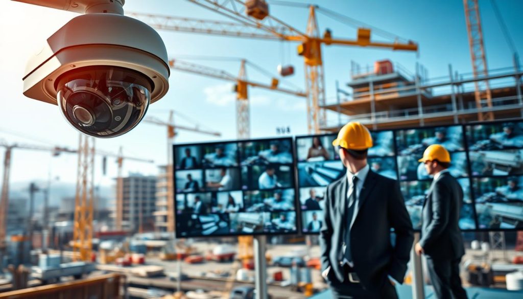 professional construction site security system