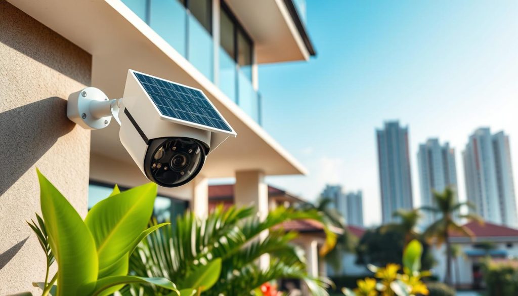 solar cellular security camera