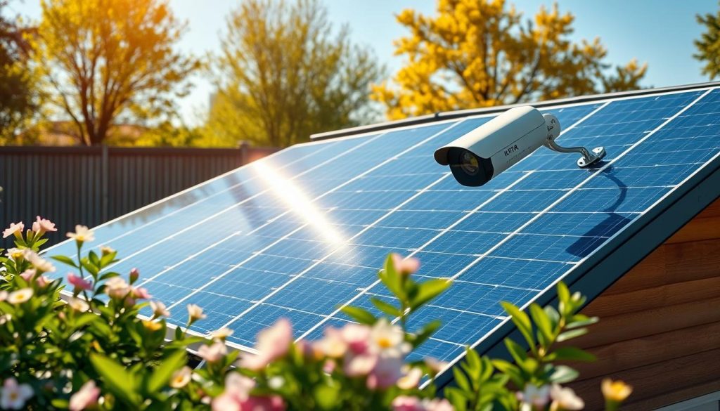 solar panel cctv