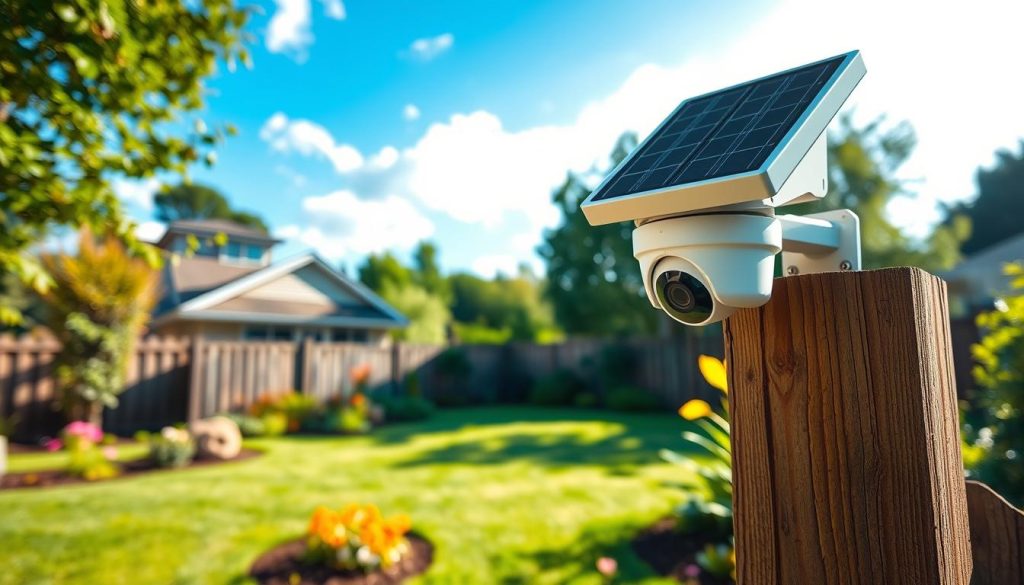 solar powered outdoor security camera