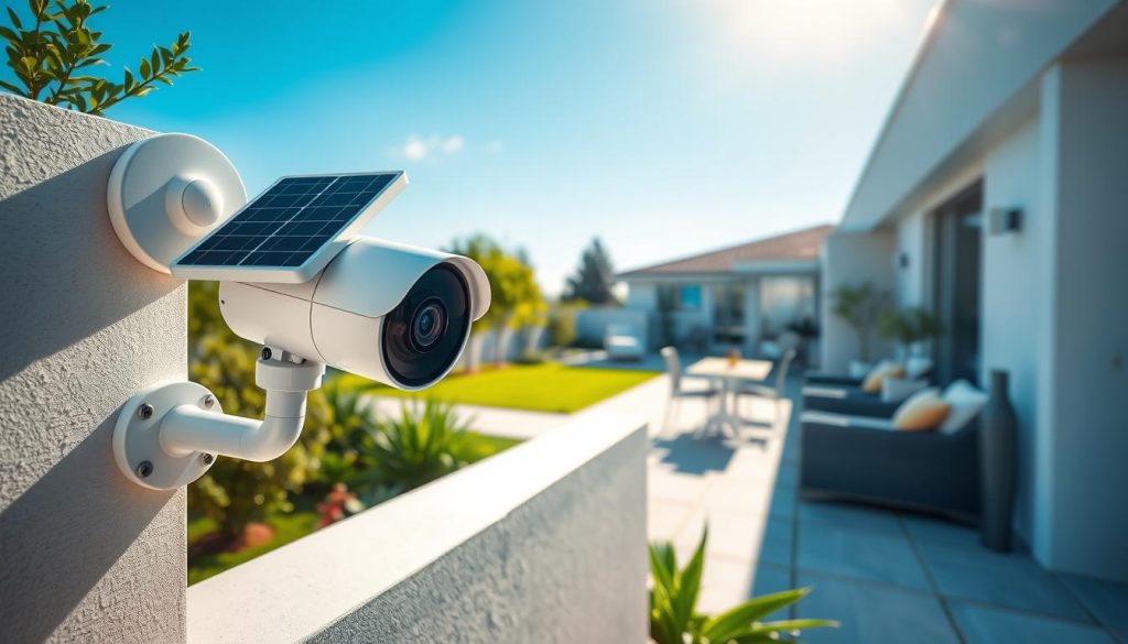solar powered security camera