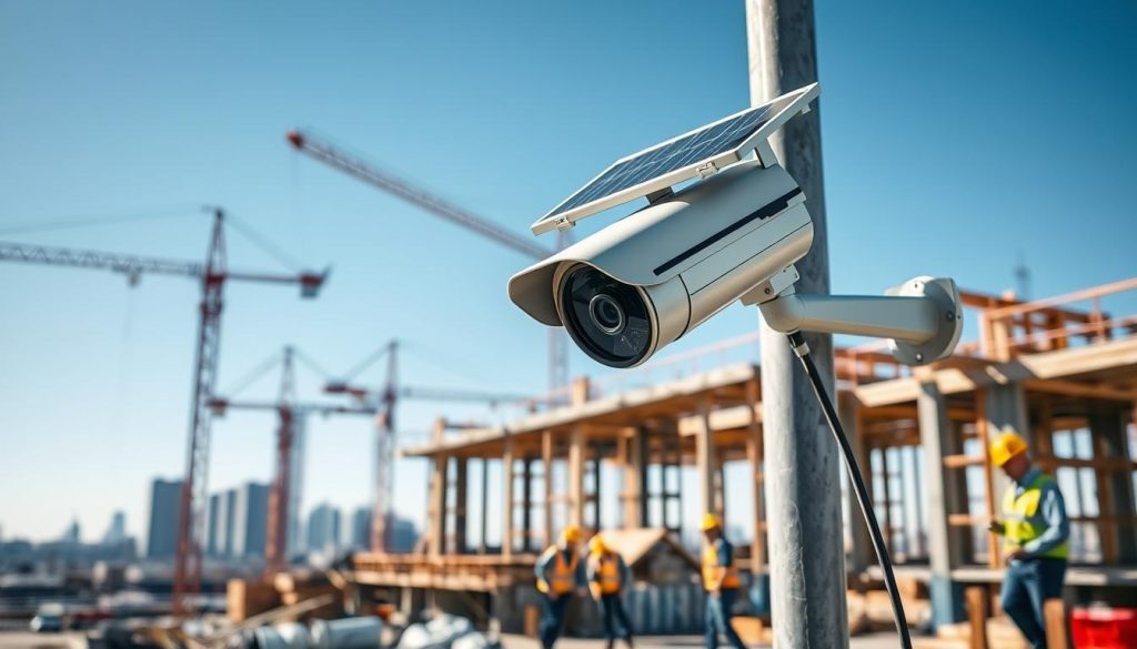 standalone security surveillance system for construction