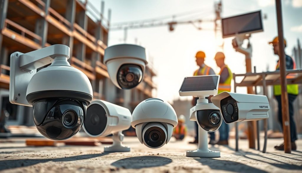 types of construction security cameras