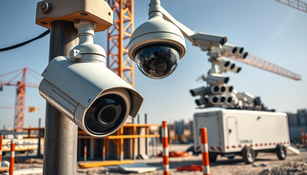 types of construction site security cameras