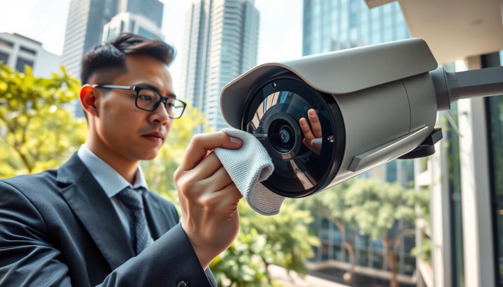 CCTV camera maintenance tips for Singapore