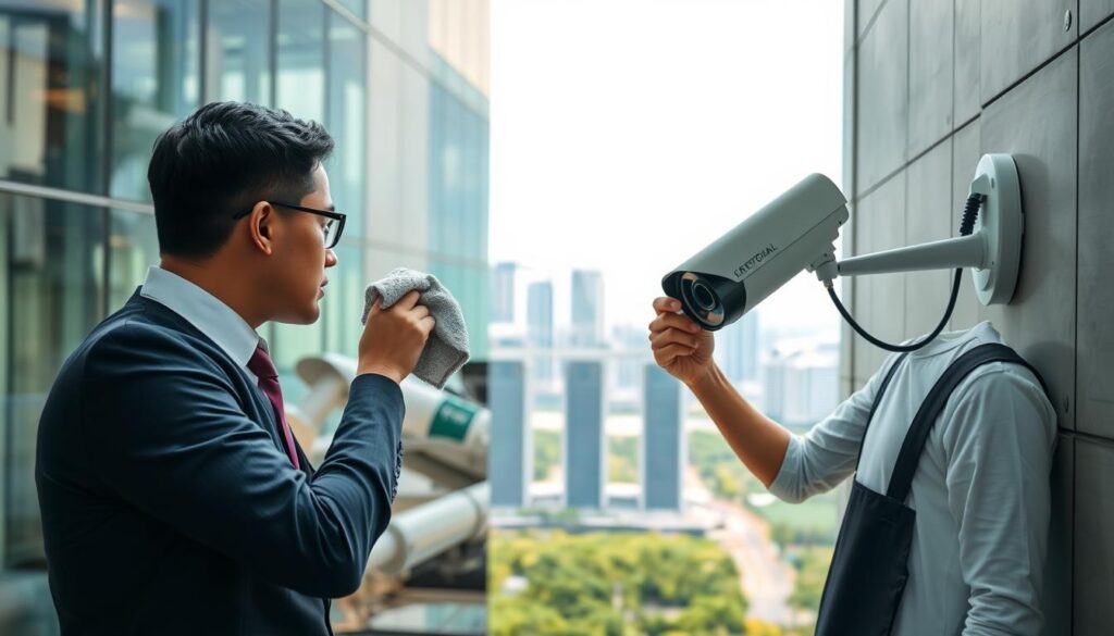 CCTV camera maintenance tips for Singapore