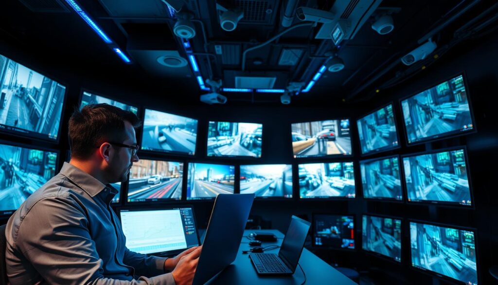 CCTV network activity monitoring