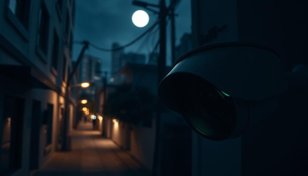 CCTV night vision capabilities