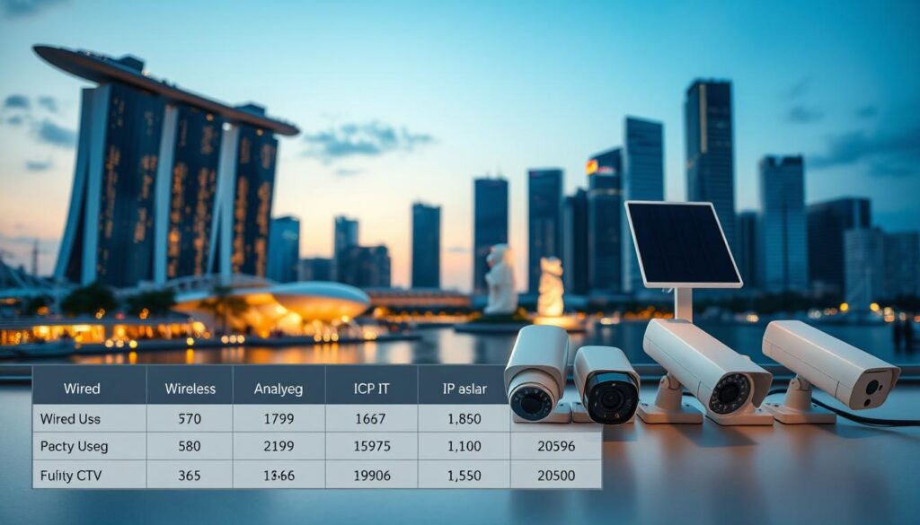 Comparing CCTV technologies energy consumption in Singapore