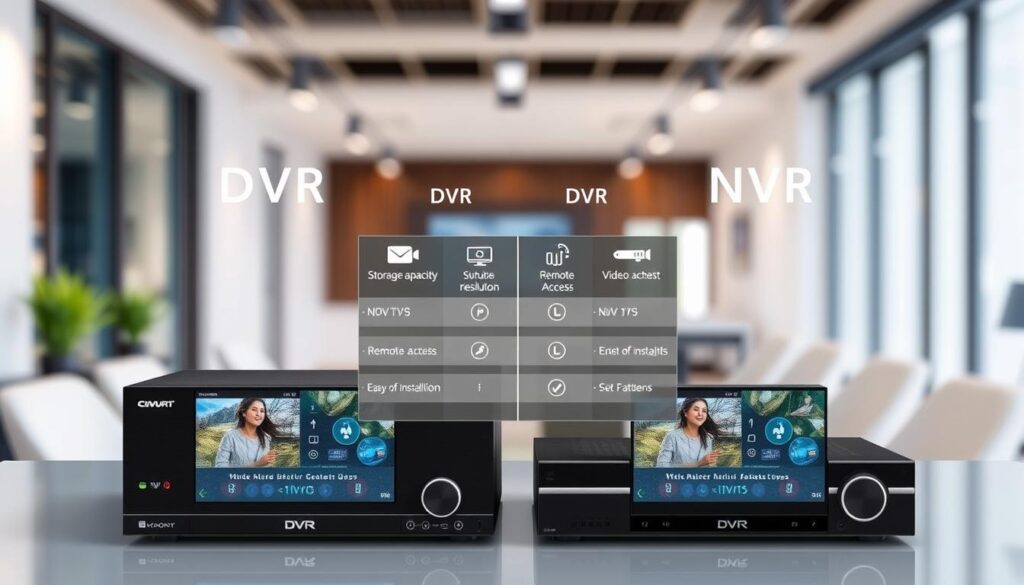 DVR vs NVR features comparison DVR vs NVR features comparison