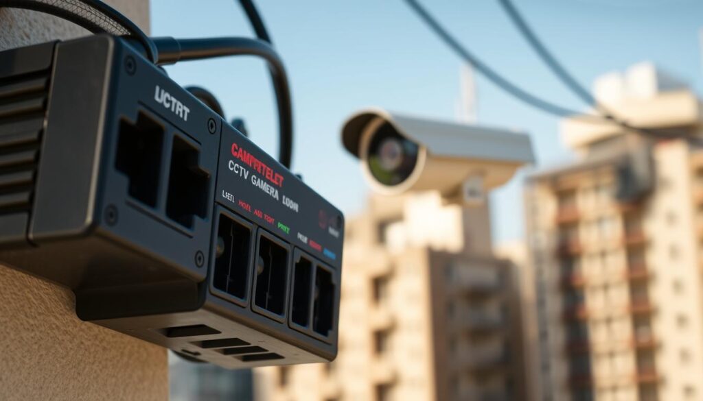 Surge protection for CCTV cameras