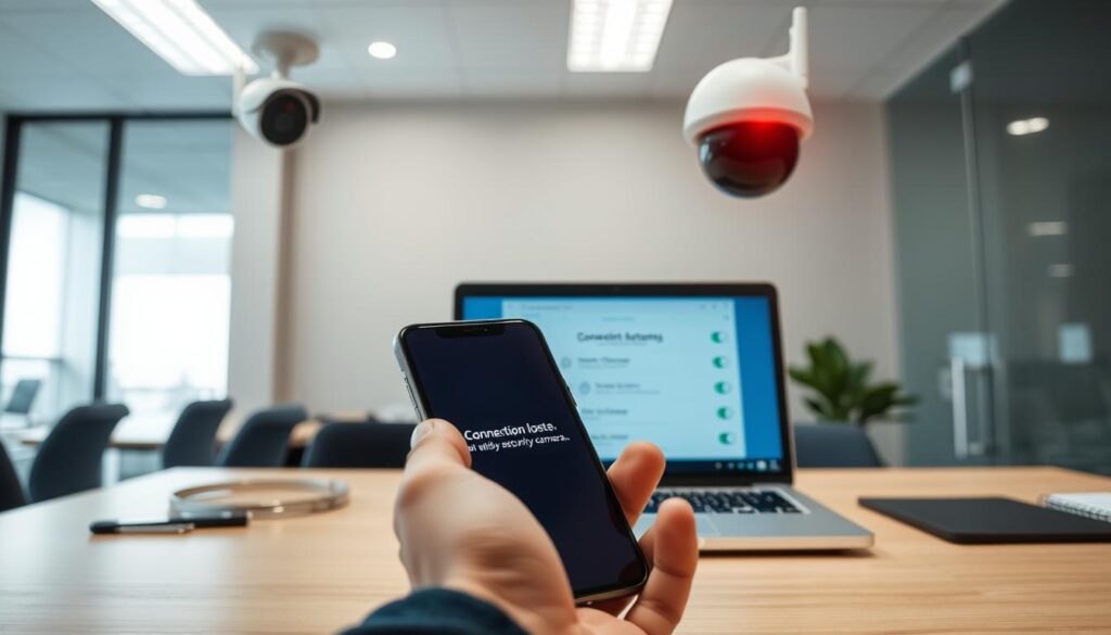 security camera connectivity issues